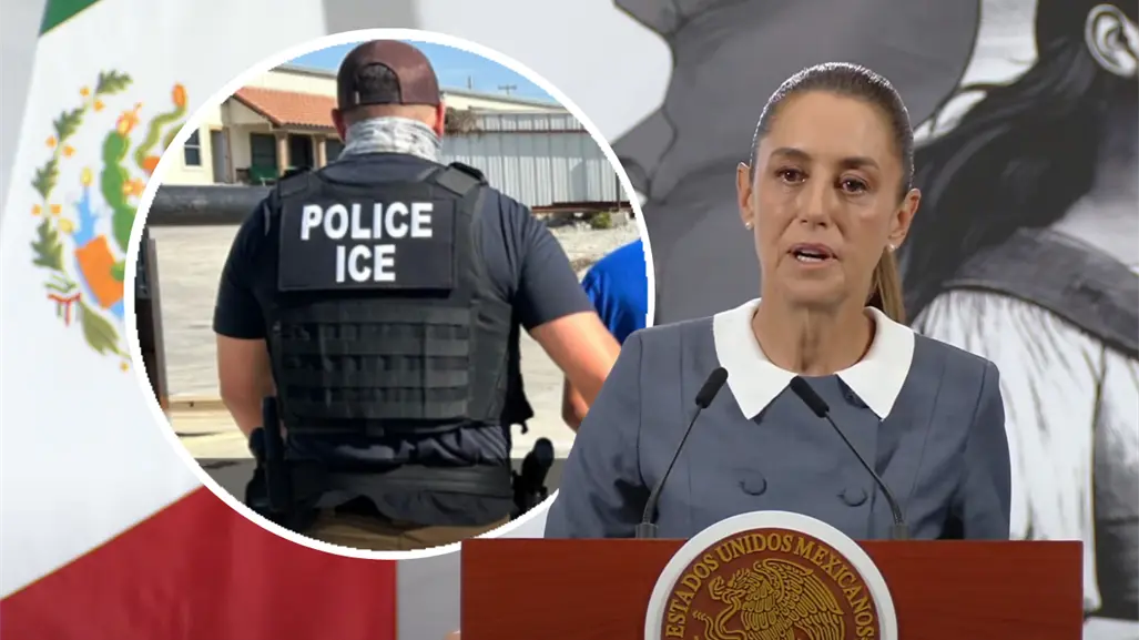 Claudia Sheinbaum descarta red de criminales mexicanos contra agentes de ICE y CBP