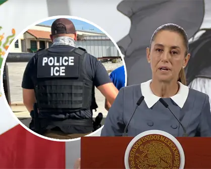 Claudia Sheinbaum descarta red de criminales mexicanos contra agentes de ICE y CBP