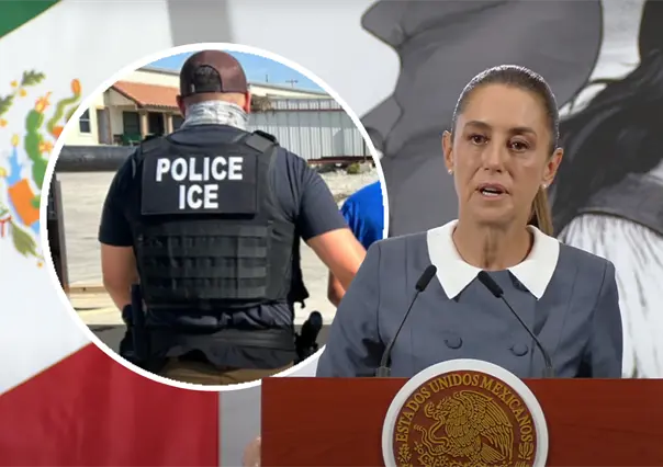 Claudia Sheinbaum descarta red de criminales mexicanos contra agentes de ICE y CBP