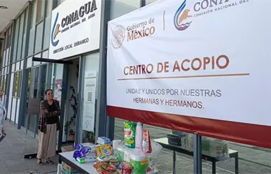 Emergencia en Poza Rica: Conagua Durango se suma al acopio de víveres para damnificados