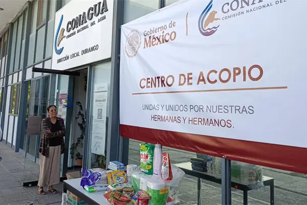 Emergencia en Poza Rica: Conagua Durango se suma al acopio de víveres para damnificados