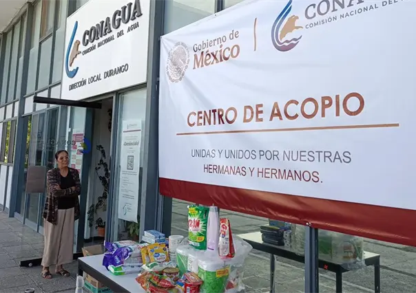 Emergencia en Poza Rica: Conagua Durango se suma al acopio de víveres para damnificados