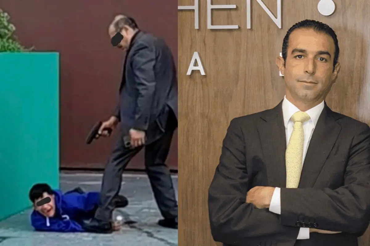 Guardaespaldas de David Cohen. Foto: X @davosv2004