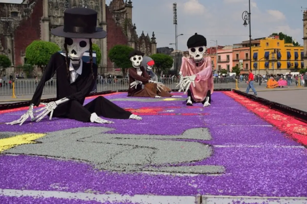 Calaveras en CDMX. Foto: Gobierno de CDMX | Canva
