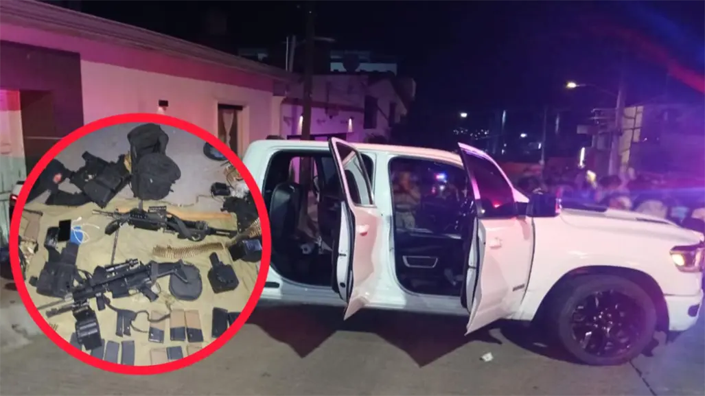 Difunden fotos de los detenidos en el Cerro de los Remedios de Durango y de su arsenal