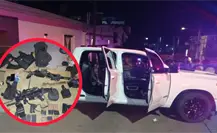 Difunden fotos de los detenidos en el Cerro de los Remedios de Durango y de su arsenal