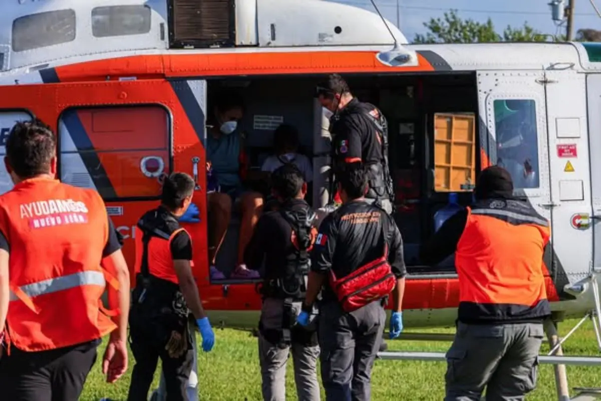 En medio de la emergencia que se vive en el norte de Veracruz. Foto: PCNL