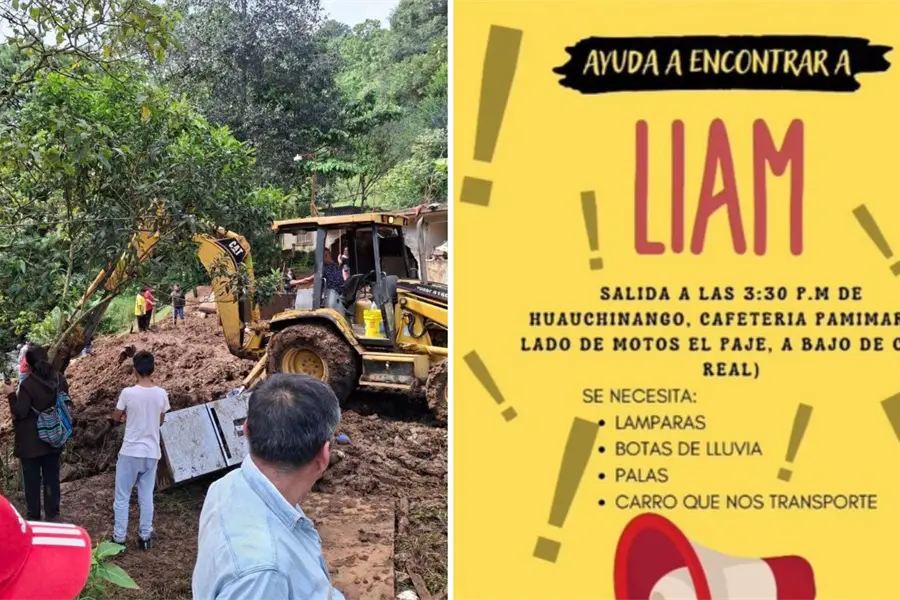 Mujer entierra a su madre que murió por lluvias en Huauchinango y ahora busca a su hijo