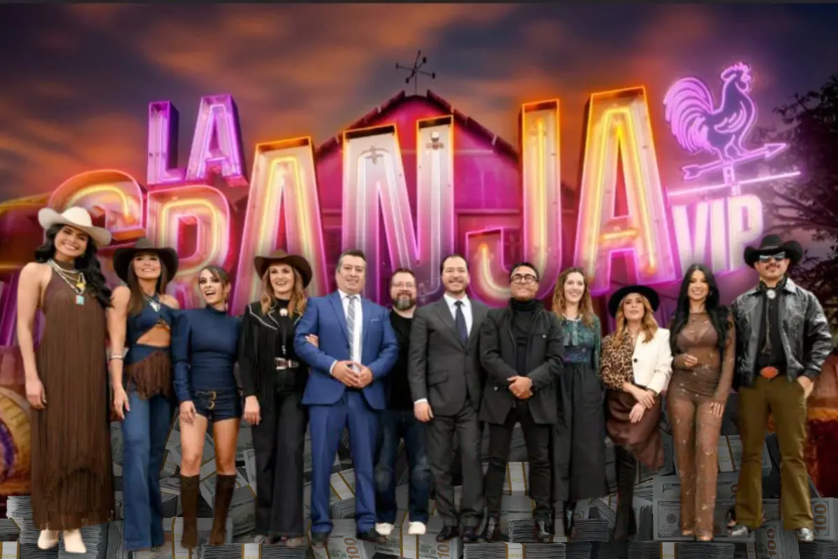 La Granja VIP y sus participantes con los sueldos más altos (Foto: IG @lagranjavipmx / Canva)