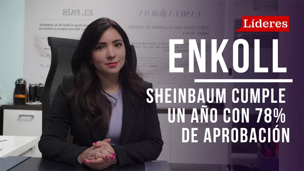 Enkoll: Claudia Sheinbaum cumple un año con 78% de aprobación