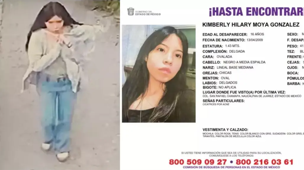 Detenidos y pruebas genéticas, pero sin rastro de Kimberly Moya, alumna del CCH Naucalpan