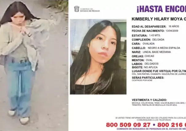 Detenidos y pruebas genéticas, pero sin rastro de Kimberly Moya, alumna del CCH Naucalpan