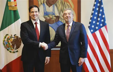 Juan Ramón de la Fuente viajará a Washington para reunirse con el secretario de Estado, Marco Rubio