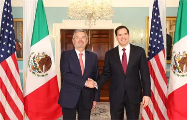 Juan Ramón de la Fuente se reúne con Marco Rubio en EU para revisar temas de seguridad