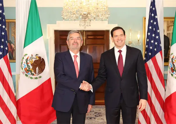 Juan Ramón de la Fuente se reúne con Marco Rubio en EU para revisar temas de seguridad