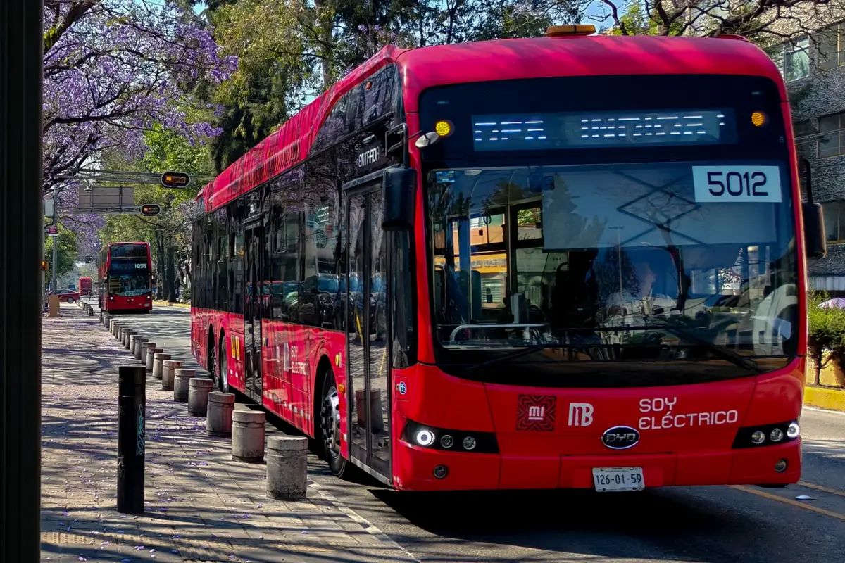 Vehículo de Metrobús. Foto: Gobierno CDMX