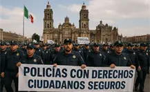 Marcha de policías en CDMX para exigir mejoras laborales: calles afectadas y rutas alternas