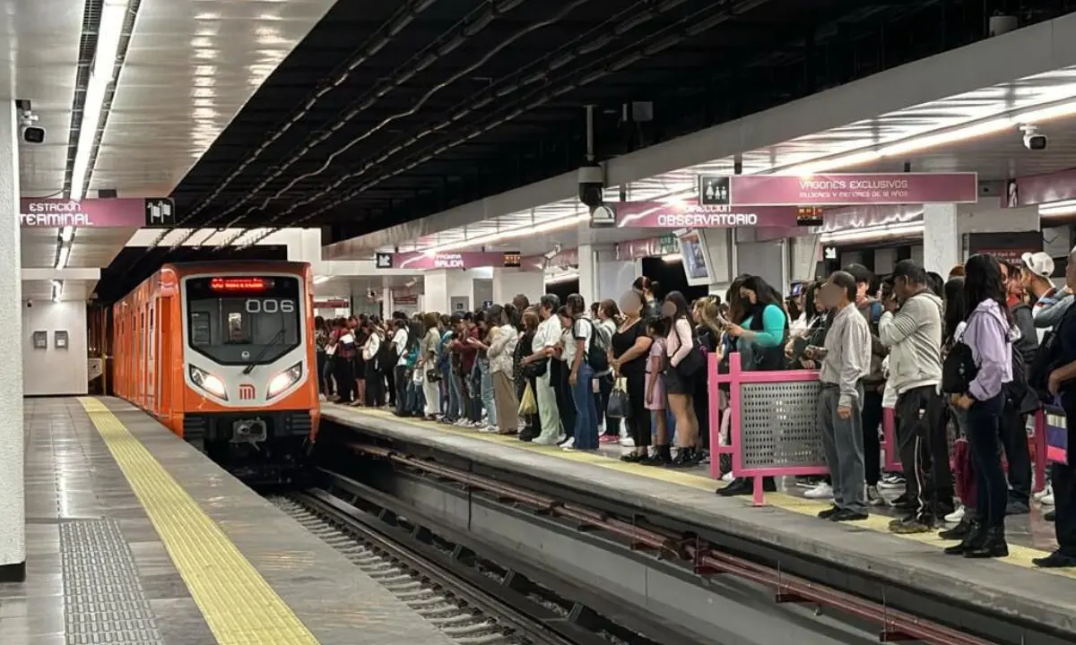 Línea 1 del Metro CDMX. Foto: Metro CDMX