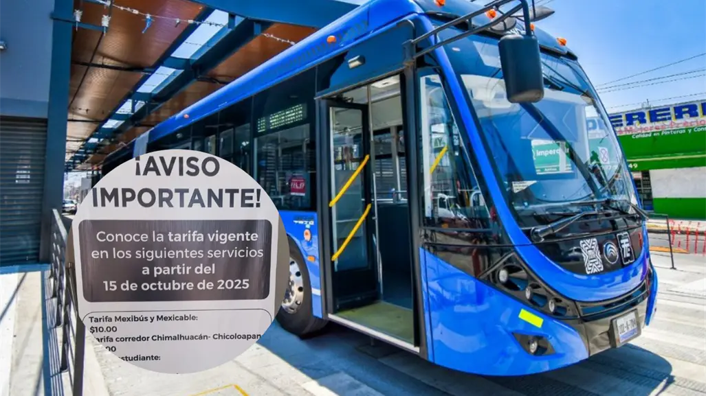 ¿Mexibús y Mexicable subirán su tarifa en octubre? Esto sabemos del aumento de pasaje en Edomex