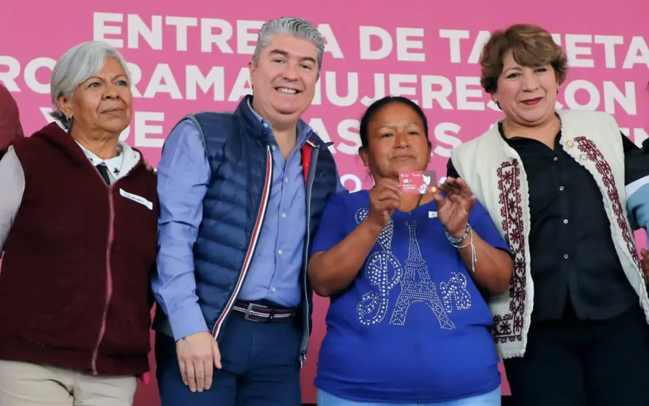 Programa Mujeres con Bienestar Edomex. Foto: X/ @jcgrmx (Canva)