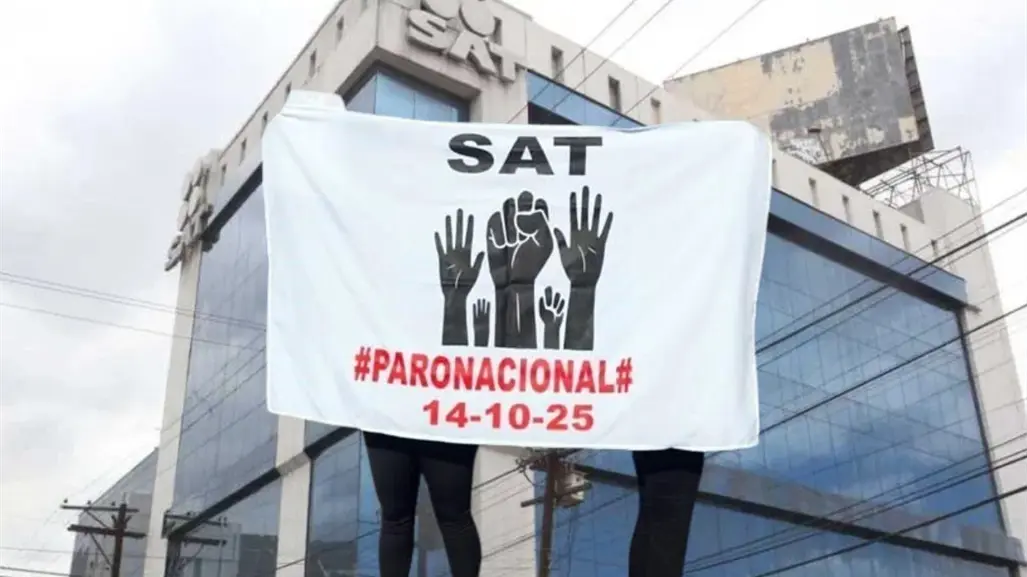 Empleados del SAT se manifiestan en Monterrey, ¿están abiertas las oficinas?