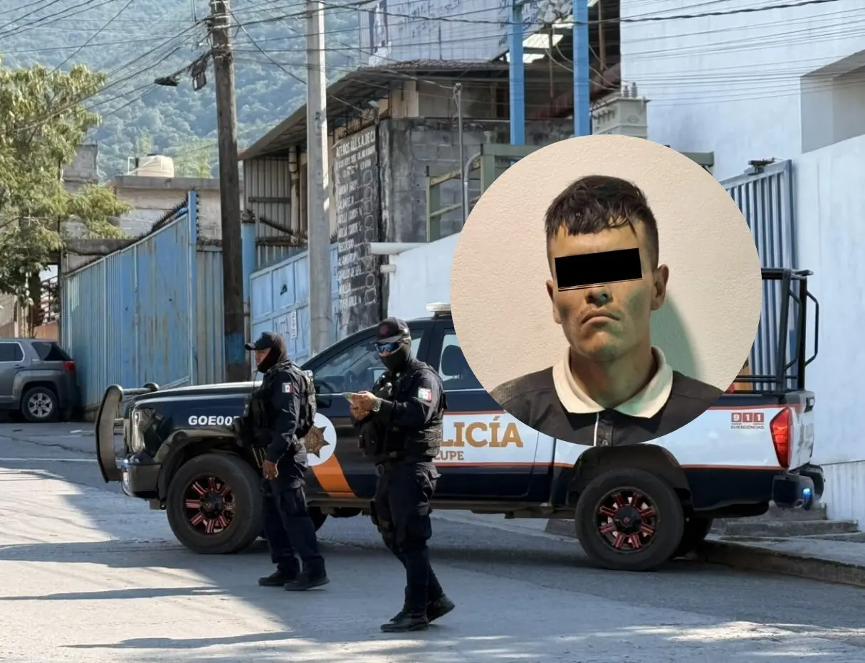 El individuo se encontraba bajo custodia de elementos de la Policía de Guadalupe, quienes lo habían trasladado al hospital tras su arresto. Foto: Policía de Guadalupe/Canva.