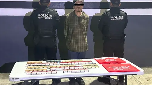 VIDEO | Así fue como el C4 de Monterrey detectó a ladrón durante un robo a negocio