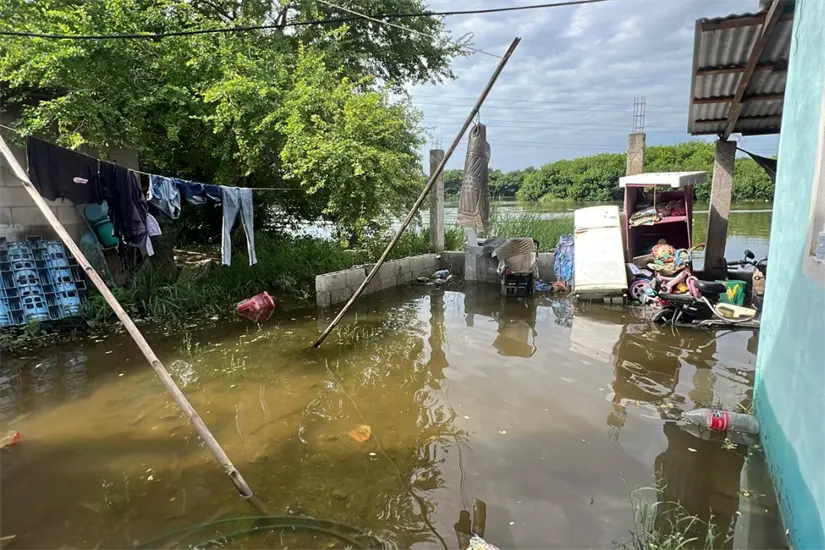 Sectores afectados por inundaciones en el sur de Tamaulipas. Foto: Axel Hassel