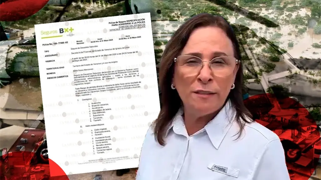 Rocío Nahle quitó seguro para desastres en Veracruz y creó una aseguradora que no opera