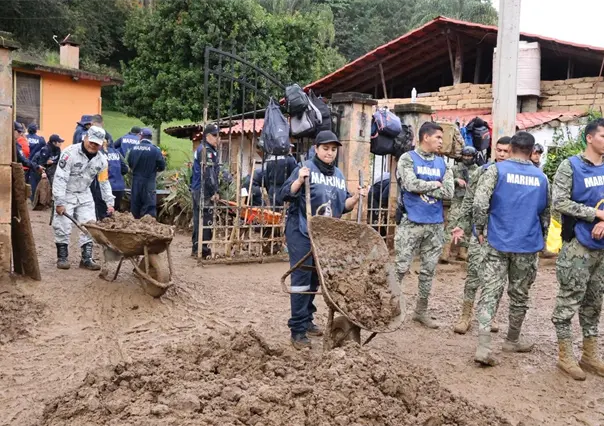 Suman 66 fallecidos y 75 desaparecidos tras lluvias en Veracruz, Querétaro, San Luis Potosí, Puebla e Hidalgo
