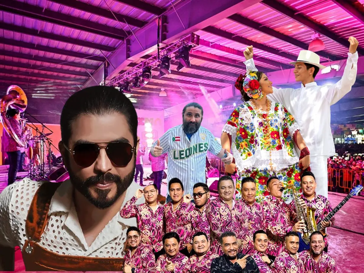 La Feria Yucatán Xmatkuil 2025 ofrece varias opciones de diversión entre las cuales están las presentaciones de artistas en el Teatro del Pueblo.- Fuente Feria Yucatán