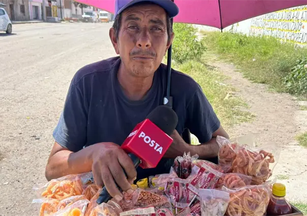 La diabetes amput&oacute; las piernas de Carlos, hoy vende dulces en las calles de Durango