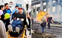 Amauri, último paciente hospitalizado tras la explosión en el Puente de la Concordia, es dado de alta