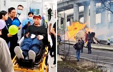 Amauri, último paciente hospitalizado tras la explosión en el Puente de la Concordia, es dado de alta