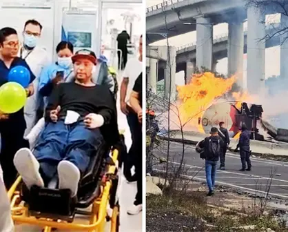 Amauri, último paciente hospitalizado tras la explosión en el Puente de la Concordia, es dado de alta