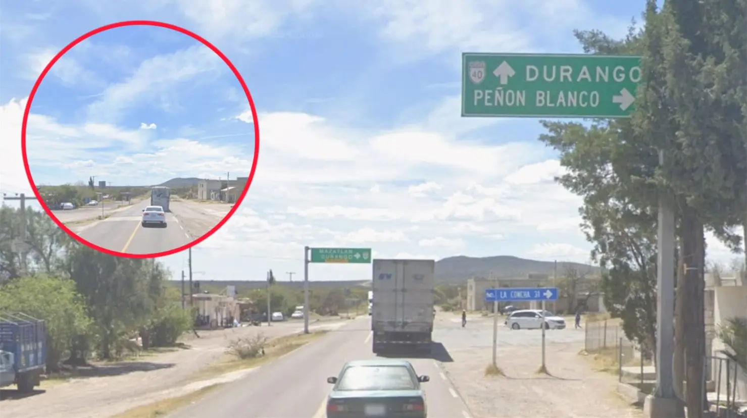 Foto: Google Maps | Conoce cuál es el antojito a la venta en la carretera Durango - Torreón que motiva a muchos a circular por esta vía.