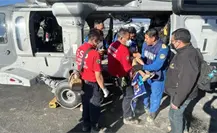 Helicóptero MI-17 de la Marina lleva ayuda a comunidades afectadas en Veracruz