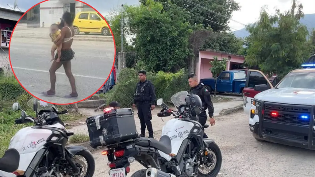 Guardia Estatal interviene para rescatar a bebé en riesgo en Ciudad Victoria