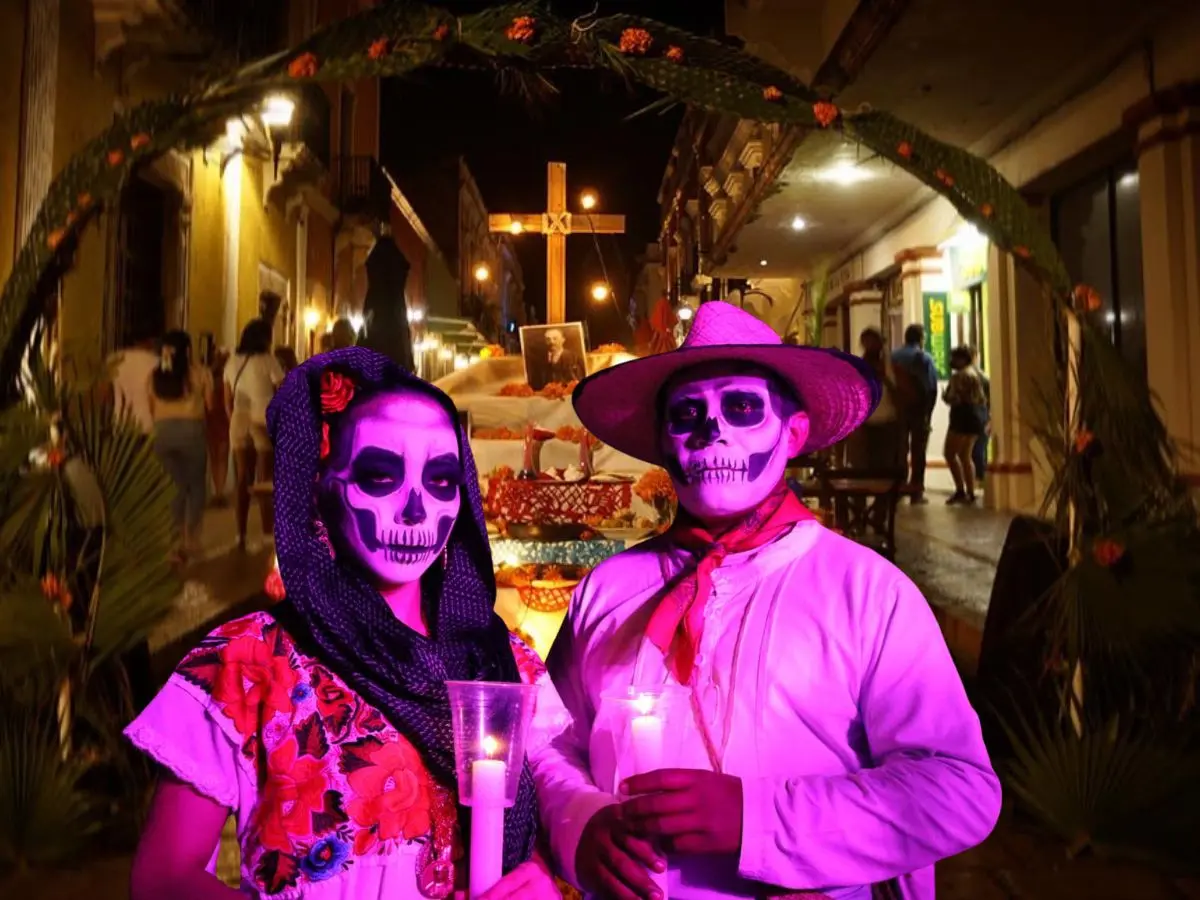 Cada uno de estos Pueblos Mágicos de Yucatán invita a los visitantes a formar parte de una tradición milenaria que celebra la vida honrando la memoria de quienes ya partieron..- Fuente Cultura Mérida y Canva