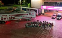 Alcalde de García Manuel Guerra Cavazos encabeza envío de más de 65 toneladas de ayuda a Veracruz tras inundaciones