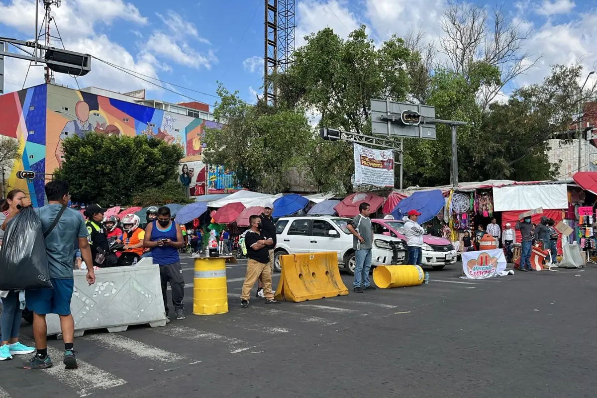 Personas en concentración en la CDMX. Foto: Luis Antonio Alfaro