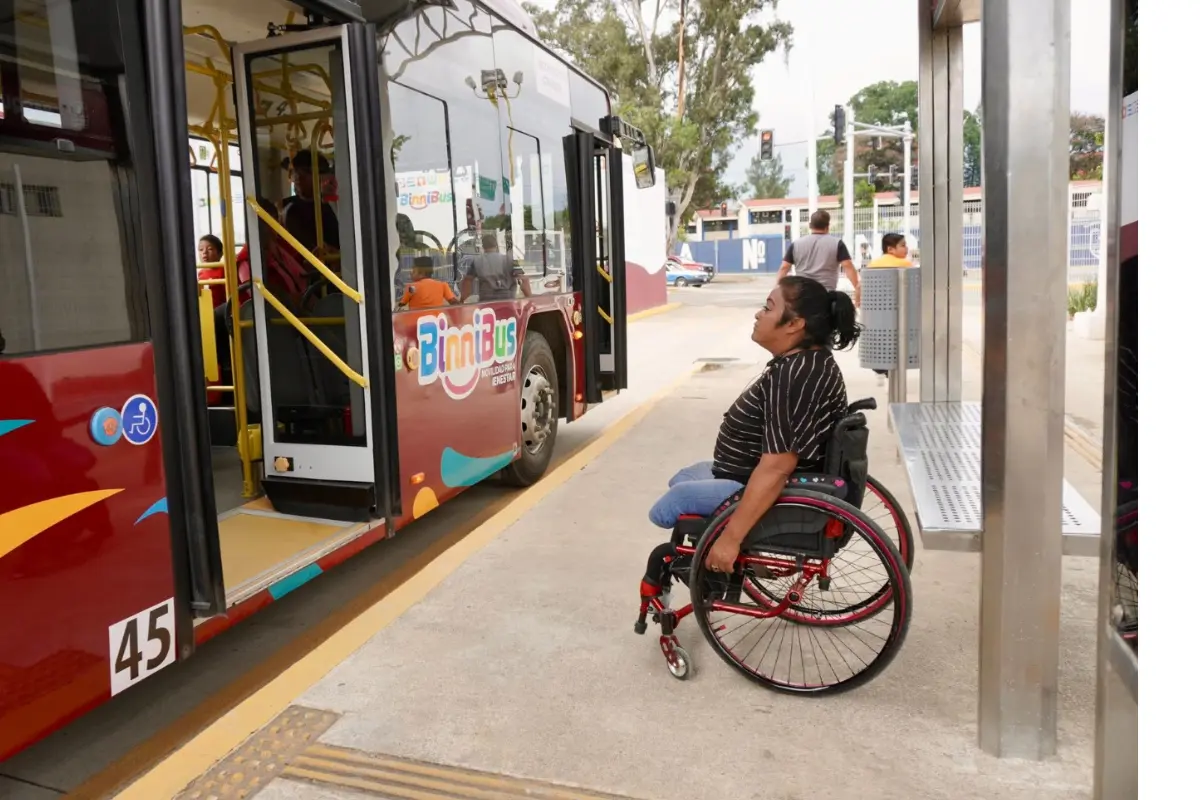 Oaxaca: viaja del oriente al centro de la capital con esta ruta gratis. Foto: x @BinniBus_GobOax