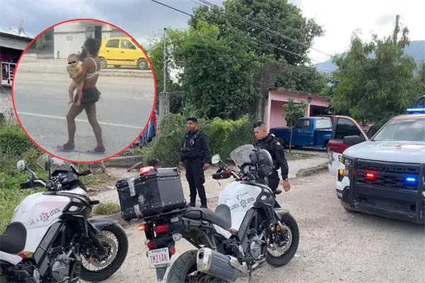 Guardia Estatal interviene para rescatar a bebé en riesgo en Ciudad Victoria