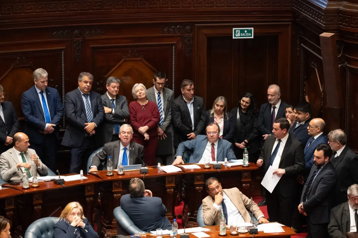 Sesión del Congreso de Uruguay Foto: X(Twitter) @SenadoUy