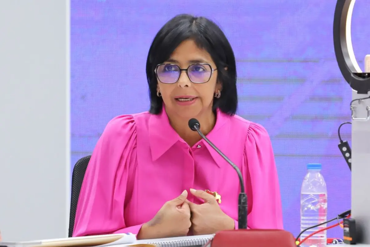 Delcy Rodríguez. Foto: X (@delcyrodriguezv)