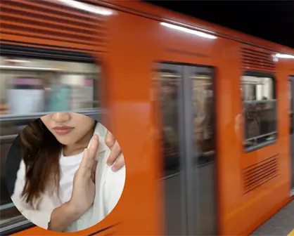 VIDEO | Mujer sufre presunto acoso sexual en vagón del Metro CDMX; usuarios captan el momento