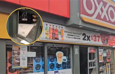 VIDEO | Sujetos exhiben en redes el momento en que asaltaron un OXXO en Tlalnepantla
