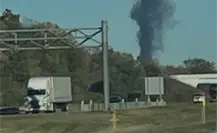 Avión mexicano se desploma en Bath Township, Michigan; hay tres muertos | VIDEO