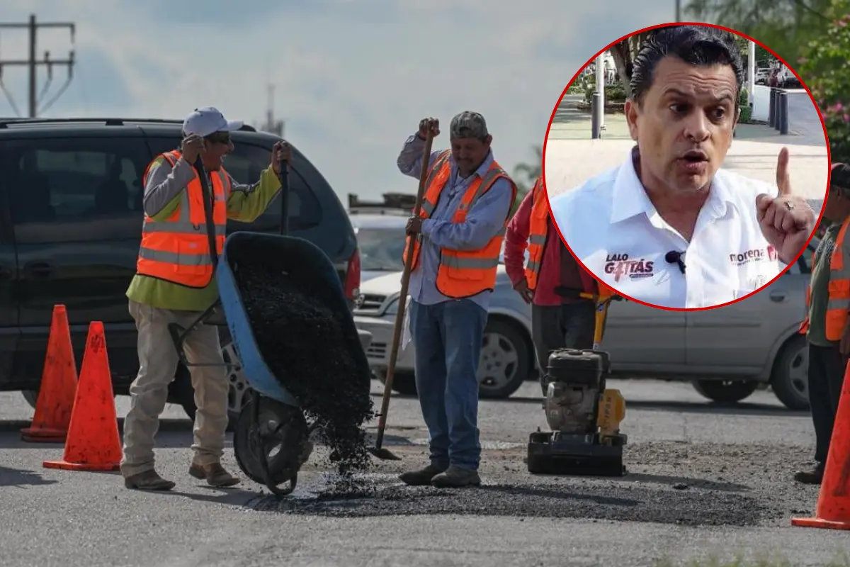 Las vialidades lucen llenas de baches y hundimientos que complican el tránsito, dañan vehículos y provocan malestar entre los ciudadanos. Foto: Posta Tamaulipas