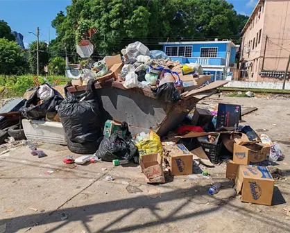 Ciudad Madero entre la basura: contenedor convertido en foco de infección en pleno centro